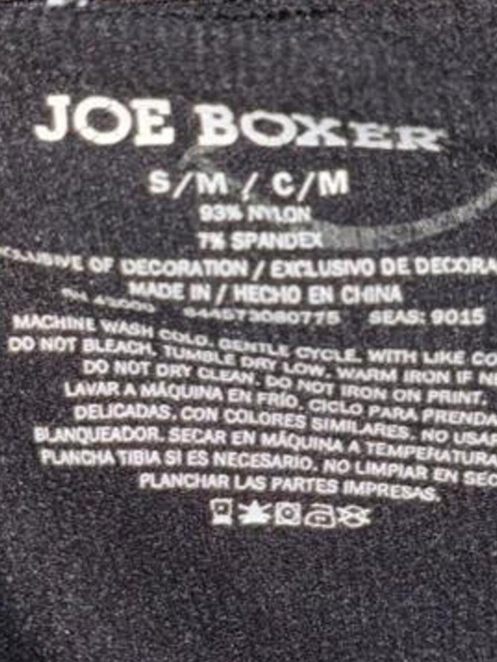 Joe Boxer Black Tank Top - Picture 4 of 4